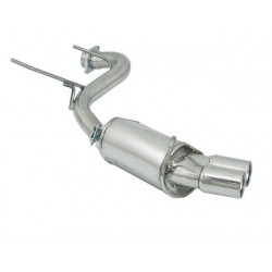 Scarico posteriore sportivo per alfa gtv spider 2.0 3.0 v6 turbo 2 x 70mm