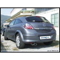 scarico sportivo OPEL ASTRA H GTC 1.7 cdti 101 cv dal 2005 OVALE 120MM