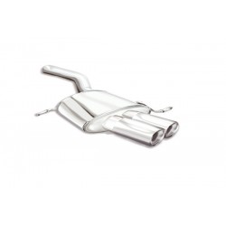 marmitta sportiva posteriore per Passat 3c volkswagen 1.9tdi 2x76mm