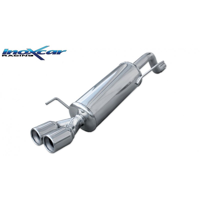 scarico sportivo marmitta fiat GRANDE PUNTO 1.4 TJET ABARTH 2 X 80MM TONDO