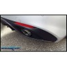codini terminali di scarico sportivi alfa romeo giulia 2.0 turbo dal 2016 200cv doppio