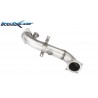 downpipe dekat in acciaio inox alfa stelvio 2000 turbo q4 200cv