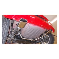 doppio scarico sportivo in acciaio Volkswagen UP citigo 1000cc 44kw 55kw