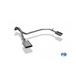 doppio scarico sportivo in acciaio Volkswagen UP citigo 1000cc 44kw 55kw