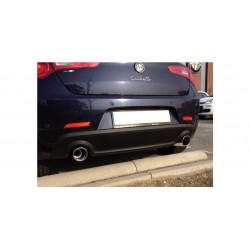 scarico doppio sportivo in acciaio per alfa giulietta 940 1.4 T