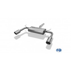 scarico doppio sportivo in acciaio per alfa giulietta 940 1.4 T