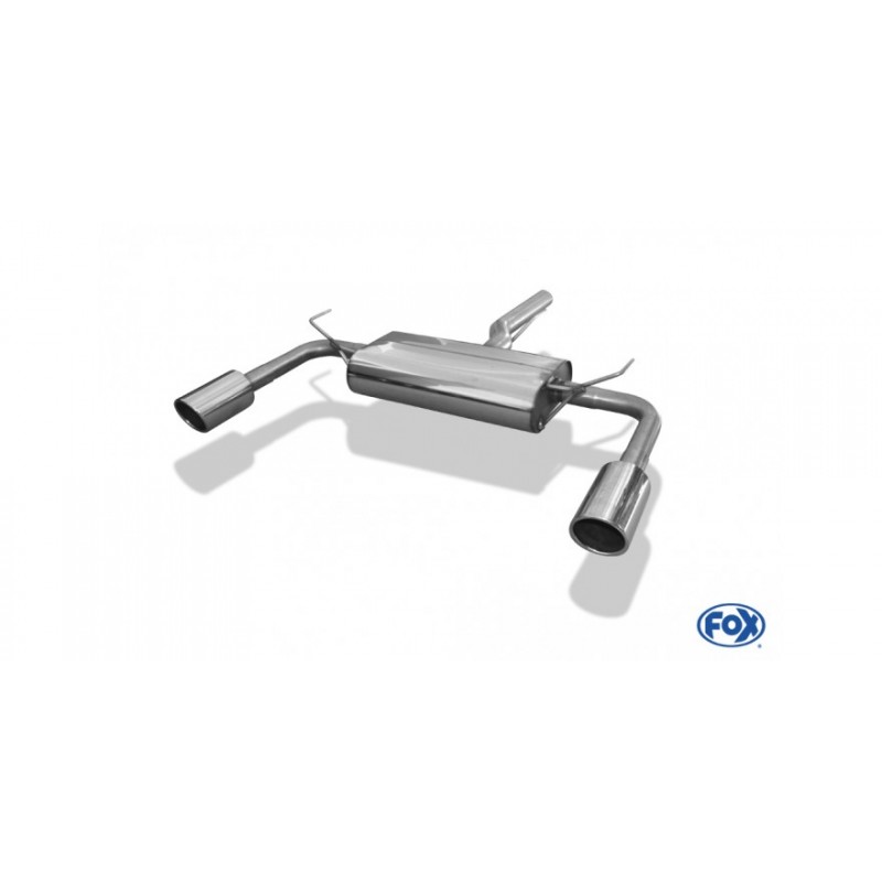 scarico doppio sportivo in acciaio per alfa giulietta 940 1.4 T