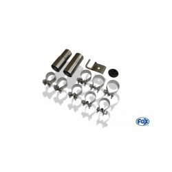 scarico doppio sportivo in acciaio per alfa giulietta 940 1.4 T