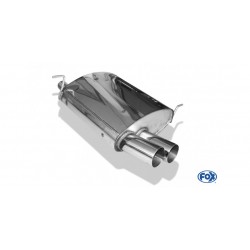 Scarico sportivo per bmw Z3 ROADSTER dal 2003 al 2010 2x76mm