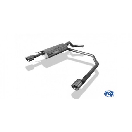 DUPLEX MARMITTA ACCIAIO VOLKSWAGEN GOLF IV 90MM PER 2