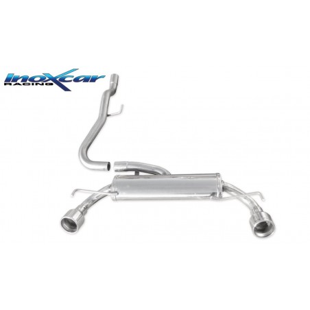doppio scarico sportivo per opel corsa D 1.6 16v 192cv