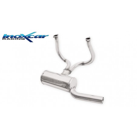 scarico sportivo in acciaio marmitta fiat 500 F / L DAL 1960 AL 1973