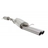 scarico sportivo completo Opel Astra G Coupé Cabrio 2x76mm MS-Design