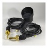 manometro 52mm DOPPIA LETTURA TEMP OLIO ACQUA BIANCO led