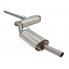 Scarico sportivo Marmitta in acciaio VW Volkswagen Golf 3 1x60mm