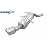 silenziatore marmitta sportiva posteriore BMW E30 316I - 318I - 320I uscita da 100mm