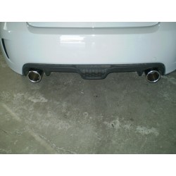 doppio scarico sportivo per fiat 500 abarth con casse doppio dritto