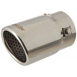 Terminale ovale id 76mm inclinato acciaio inox - TRX/09