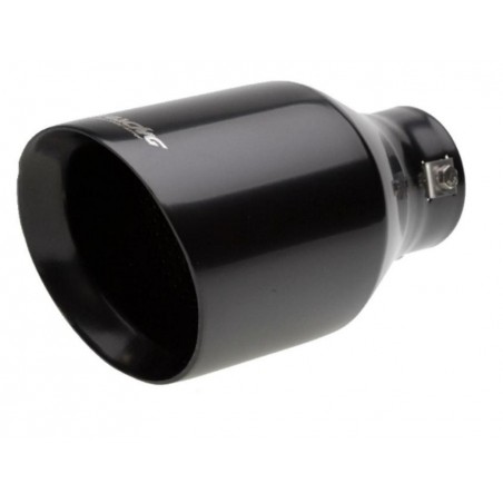 Terminale rotondo id 63 inclinato acciaio inox nero - TRX/20N