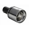 terminale codino marmitta 100mm tondo per doppi scarichi single tail pipe