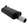 scarico sportivo posteriore RENAULT TWINGO 1X76MM tondo arricciato