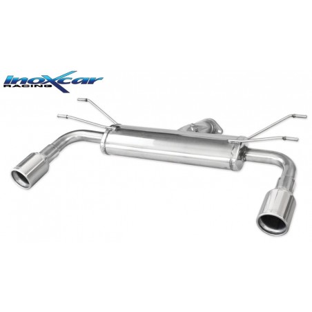MARMITTA SPORTIVA PER FIAT 124 SPIDER DAL 2016 DOPPIO SCARICO rotondo 102mm