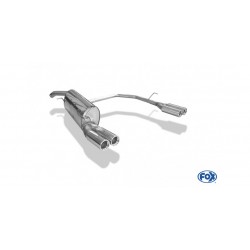 DOPPIO SCARICO OMOLOGATO FIAT BRAVO II 1400 1600 TJET 2*76MM