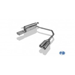 DOPPIO SCARICO OMOLOGATO FIAT BRAVO II 1400 1600 TJET 2*76MM