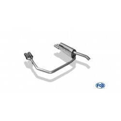 DOPPIO SCARICO OMOLOGATO FIAT BRAVO II 1400 1600 TJET 2*76MM