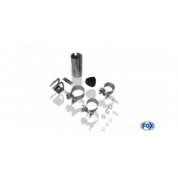 DOPPIO SCARICO OMOLOGATO FIAT BRAVO II 1400 1600 TJET 2*76MM