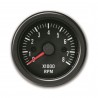 Manometro Contagiri Jom - 52 mm Nero