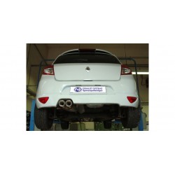 silenziatore marmitta sportiva Renault Clio III GT final silencer - 2x90 type 17