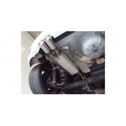 silenziatore marmitta sportiva Renault Clio III GT cecam sport  2x80mm