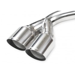 SCARICO BMW 118D 143CV 105KW POSTERIORE SPORTIVO ACCIAIO 2 X 80MM