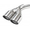 SCARICO BMW 118D 143CV 105KW POSTERIORE SPORTIVO ACCIAIO 2 X 80MM