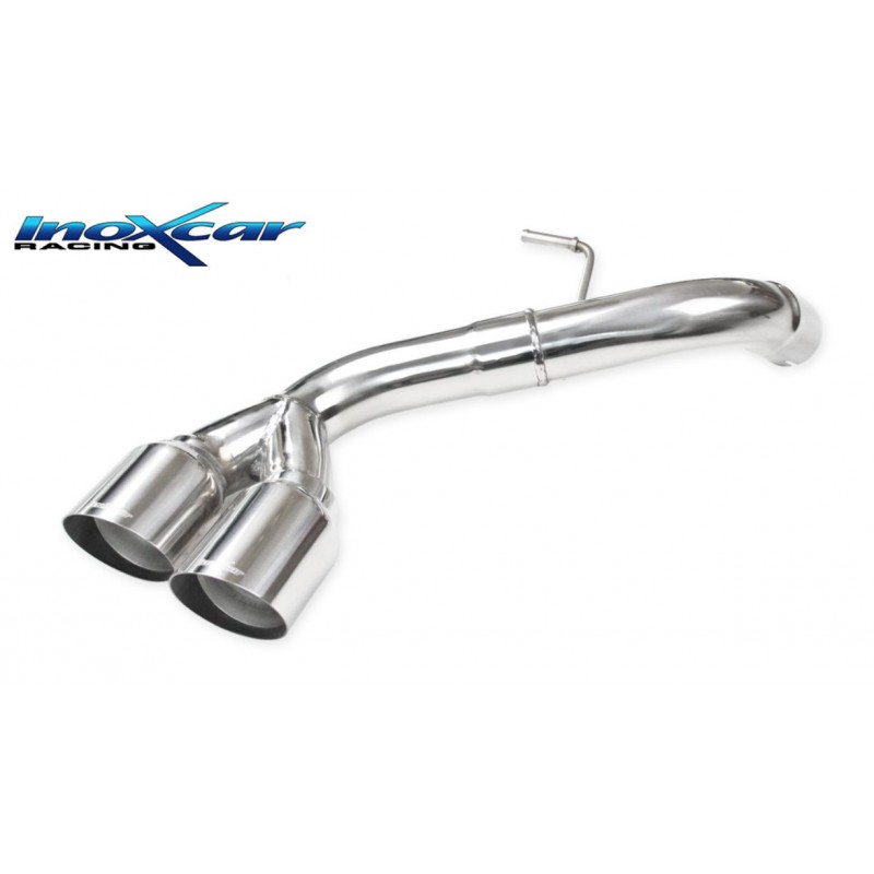 SCARICO BMW 118D 143CV 105KW POSTERIORE SPORTIVO ACCIAIO 2 X 80MM