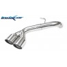 SCARICO BMW 118D 143CV 105KW POSTERIORE SPORTIVO ACCIAIO 2 X 80MM