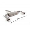 SCARICO POSTERIORE SPORTIVO ACCIAIO Leon Mk3 5F 2.0TDi FR 110kW 150CV DAL 2013 ovale