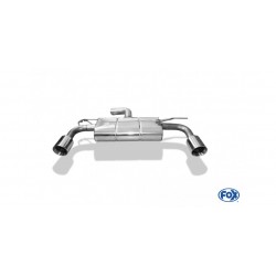 SCARICO sportivo seat leon 5f acciaio doppio tondo