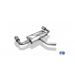 SCARICO sportivo seat leon 5f acciaio doppio tondo