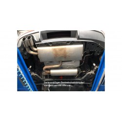 SCARICO sportivo seat leon 5f acciaio doppio tondo