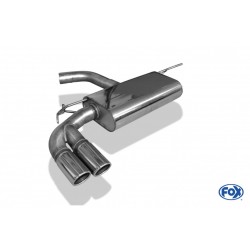SILENZIATORE SPORTIVO MARMITTA FOX GOLF VII 7 1.2 1.4 1.6TDI 2X80MM