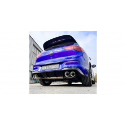 TERMINALE E CENTRALE SPORTIVO ACCIAIO GOLF VIII 8 4 X 100MM FOX