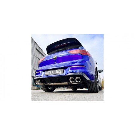 TERMINALE E CENTRALE SPORTIVO ACCIAIO GOLF VIII 8 4 X 100MM FOX