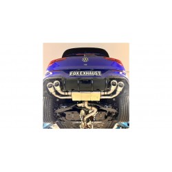 TERMINALE E CENTRALE SPORTIVO ACCIAIO GOLF VIII 8 4 X 100MM FOX