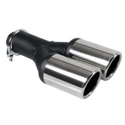 Terminale Marmitta doppio scarico 76mm 60020