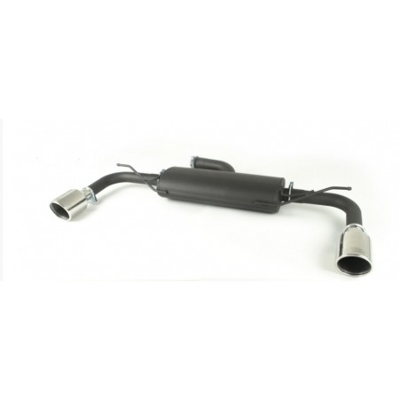 scarico sportivo posteriore volkswagen golf VIII 100mm dx sx con sottoparaurti