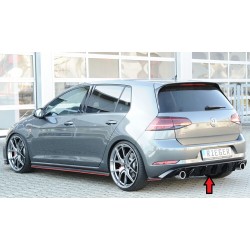 DOPPIO SCARICO SPORTIVO DX SX VOLKSWAGEN VW GOLF VII 7 1500 TSI