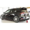 DOPPIO SCARICO SPORTIVO DX SX VOLKSWAGEN VW GOLF VII 7 1500 TSI