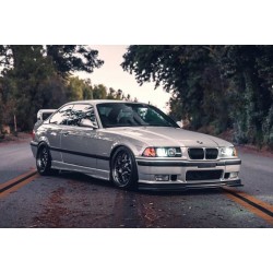 MARMITTA SPORTIVA BMW E36 NOVUS 2 X 76MM ACCIAIO OBLIQUO BORDO GROSSO